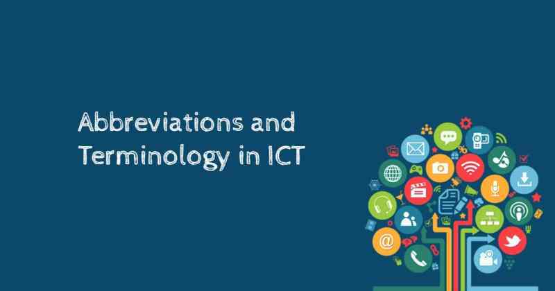 ICT Abbreviation