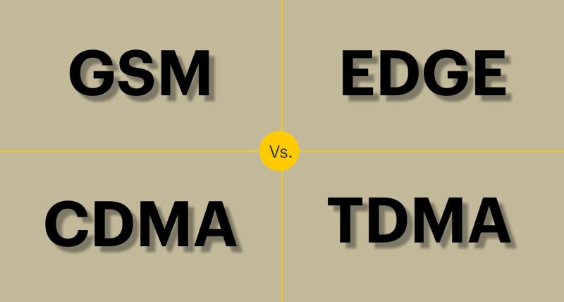 GSM vs. EDGE vs. CDMA vs. TDMA