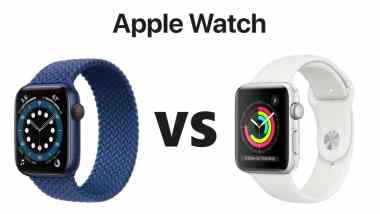 Apple Watch 6 Vs. Apple Watch 3